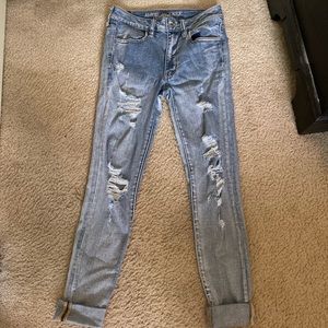 high waisted jeggings